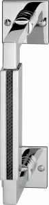 1084/180 mm Türgriff mit Farbeinlage Lubetkin 1084 Carbon MPN