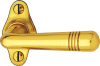 4070½ Halbolive auf Rosette Art Deco 4070 1/2 MP
