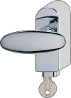 4005/R/111 einbruchhemmender Fenstergriff Klassik sicher-4005-111-mpc