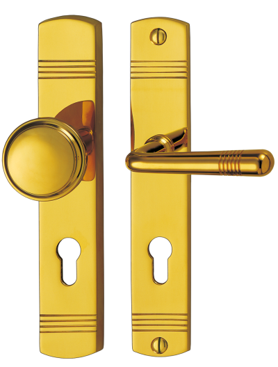 8610-686R/60, 8615-686R/60 + KZS Sicherheitsgarnitur mit Drücker 1870 Art Deco 8610 686 R 1870 MP