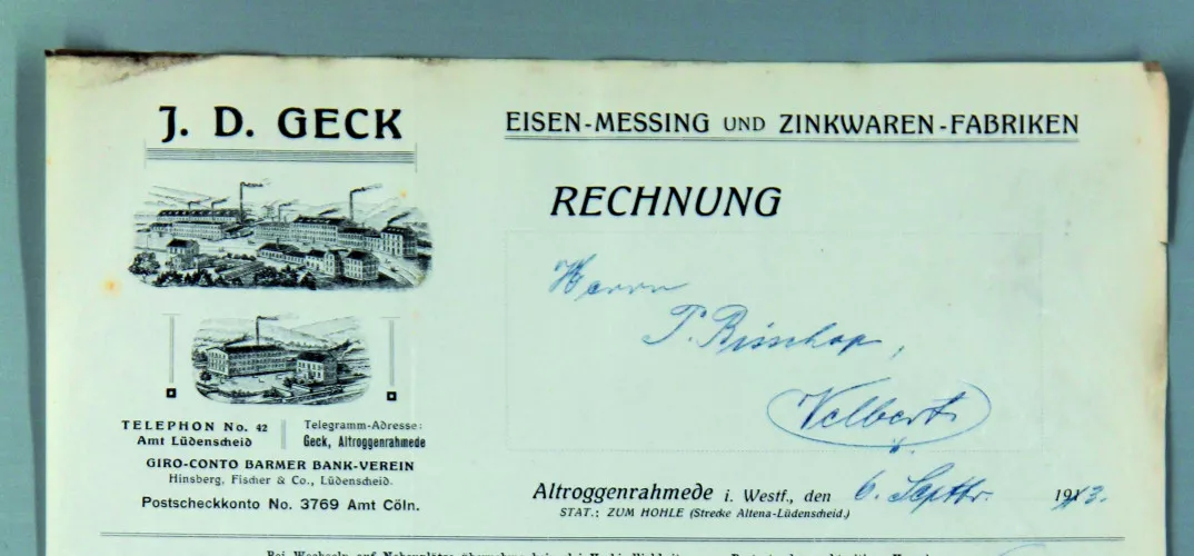 J. D. Geck, Altroggenrahmede J. D. Geck